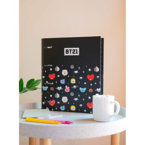BT21 - A4 binder with pages (4 rings, elastic band) - Image 5