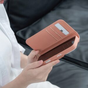 Moshi Overture MagSafe - Leather 3-in-1 Flip dėklas skirtas Apple iPhone 17 Pro Max Moss Green - Image 6