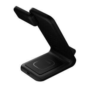 STM ChargeTree Swing 3-in-1 įkrovimo stotelė for Phone, AirPods, Apple Watch - juodos spalvos - Image 3