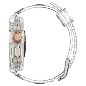 Spigen Rugged Armor Pro Case – Band with case for Apple Watch Ultra 49 mm (Clear)) - Image 5