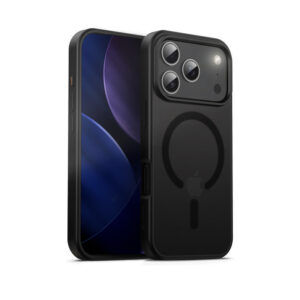 Crong Hybrid Frost MAG Cover - dėklas MagSafe Apple iPhone 17 Pro black - Image 6