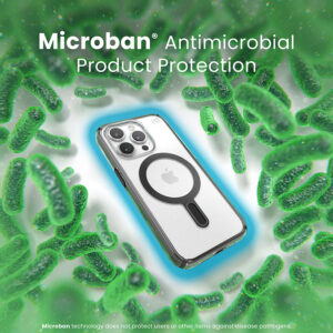 Speck Presidio Perfect-Clear ClickLock & Magsafe - dėklas skirtas Apple iPhone 15 Pro Clear / Frosted Black / Slate Grey - Image 5