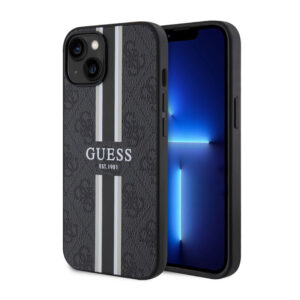 Guess 4G Printed Stripes MagSafe - dėklas skirtas Apple iPhone 14 Plus Black