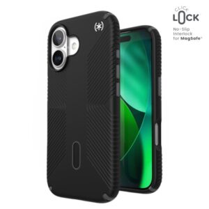 Speck Presidio2 Grip ClickLock & MagSafe - dėklas Apple iPhone 17 Black / Slate Grey / White - Image 1