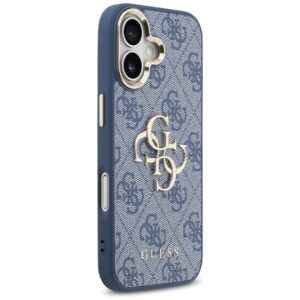 Guess 4G Big 4G Classic Logo - dėklas skirtas Apple iPhone 17 Blue / Gold - Image 4
