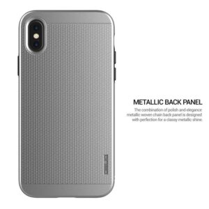 Obliq Slim Meta - dėklas skirtas Apple iPhone Xs / X Satin Silver - Image 2
