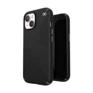 Speck Presidio2 Grip - dėklas skirtas Apple iPhone 16e / Apple iPhone 15 / Apple iPhone 14 / Apple iPhone 13 Black / Slate Grey / White - Image 1