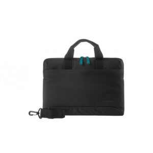 Tucano Smilza Super Slim Bag - Bag for Bag for MacBook Pro 14” / Air 15” / Pro 13" /Air / Notebook 14” / 13” Black - Image 4
