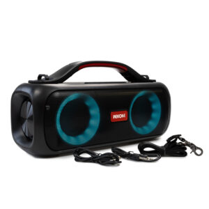 WEKOME D38 Yinla Series - V5.0 30W RGB LED Portable Wireless Bluetooth Speaker Black - Image 4