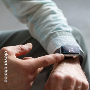 Crong Liquid – apyrankė skirta Apple Watch 44/45/46/49 mm graphite - Image 4