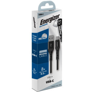 Energizer Ultimate - USB-A to USB-C connecting cable 2m Black - Image 4