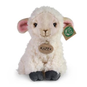 Rappa - Plush Realistic Sitting Sheep 18 cm Eco-Friendly - Image 2