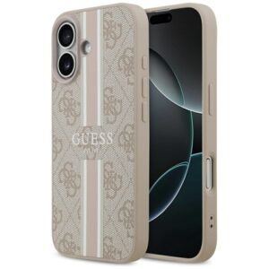 Guess 4G Printed Stripes MagSafe - Case Apple iPhone 17 pink - Image 1