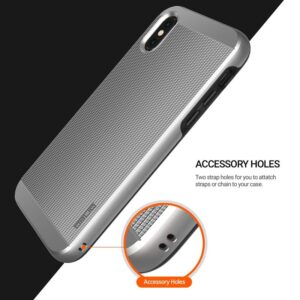 Obliq Slim Meta - dėklas skirtas Apple iPhone Xs / X Satin Silver - Image 4