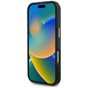 Guess IML Metal Glitter 4G Circle Triangle MagSafe - dėklas skirtas Apple iPhone 16 Pro Max black - Image 5