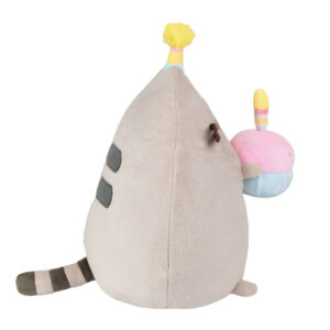 Pusheen - Plush mascot with birthday hat and cake 24 cm - Image 3