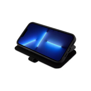 Mercedes Booktype Leather Wave Pattern - Apple iPhone 15 Pro Case black - Image 6