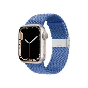 Crong Wave Band – Braided apyrankė skirta Apple Watch 38/40/41/42 mm blue - Image 5