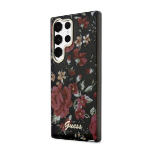Guess Flower Collection - dėklas skirtas Samsung Galaxy S23 Ultra Khaki - Image 2