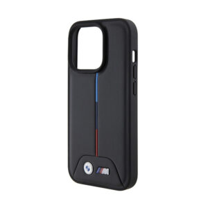 BMW Quilted Tricolor - dėklas skirtas Apple iPhone 15 Pro Max Black - Image 6