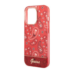 Guess Bandana Paisley - dėklas skirtas Apple iPhone 14 Pro Max red - Image 6