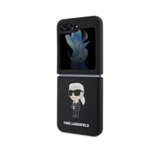 Karl Lagerfeld Silicone Ikonik - Samsung Z Flip 5 Case black - Image 6