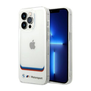 BMW Transparent Center - dėklas skirtas Apple iPhone 14 Pro Max White - Image 1