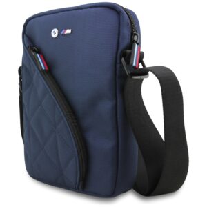 BMW Nylon Pockets & Metal Logo - 8" Tablet Bag (Navy Blue) - Image 2