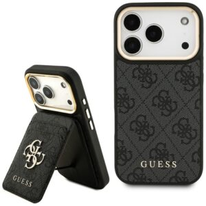 Guess Bundle Pack MagSafe 4G - Case + MagSafe Wallet Set for Apple iPhone 17 Pro Black - Image 1