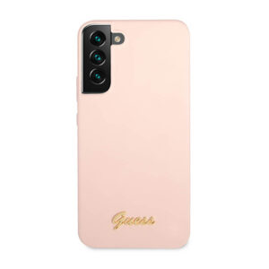 Guess Silicone Script Metal Logo - dėklas skirtas Samsung Galaxy S23 Pink - Image 3
