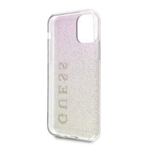 Guess Glitter Gradient - dėklas skirtas  Apple iPhone 11 Pro Max Gold/Pink - Image 4
