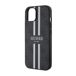 Guess 4G Printed Stripes MagSafe - dėklas skirtas Apple iPhone 14 Plus Black - Image 6
