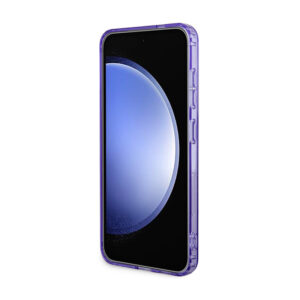 Guess IML Flowers Wreath MagSafe - Case Samsung Galaxy S24 Purple - Image 5