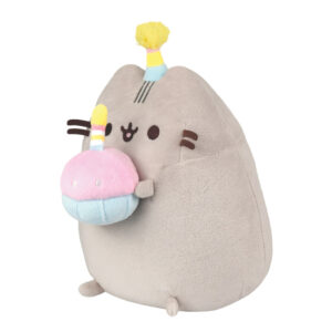 Pusheen - Plush mascot with birthday hat and cake 24 cm - Image 5