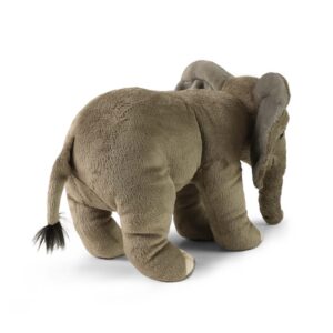 Rappa - Plush Realistic Toy African Elephant 28 cm Eco-Friendly - Image 4