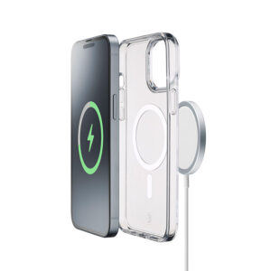 Cellularline Gloss Mag - Apple iPhone 14 Pro MagSafe Case Transparent - Image 2