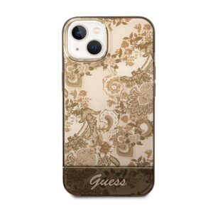 Guess Porcelain Collection - dėklas skirtas Apple iPhone 14 Ochre - Image 3