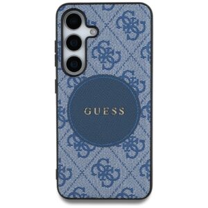 Guess 4G Round Patch Classic Logo MagSafe - dėklas skirtas Samsung Galaxy S25 blue - Image 3