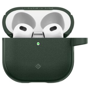 Spigen Caseology Vault - dėklas skirtas Apple AirPods 4 (Midnight Green) - Image 1