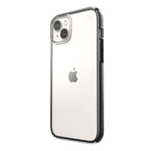 Speck Presidio Perfect-Clear su Impact Geometry - dėklas skirtas Apple iPhone 15 Plus / 14 Plus su MICROBAN coating Clear / Black - Image 2