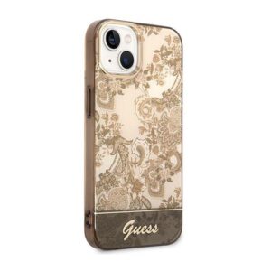Guess Porcelain Collection - dėklas skirtas Apple iPhone 14 Ochre - Image 4