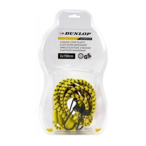Dunlop - Luggage securing bands 2x150cm (Yellow) - Image 1