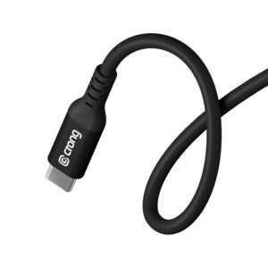 Crong Soft Link - 100W PD 5A USB-C to USB-C Cable 200cm black - Image 2