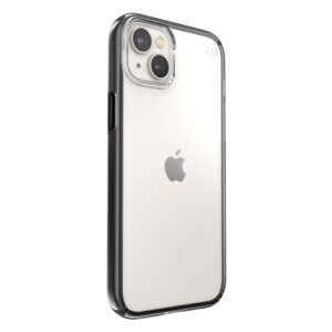 Speck Presidio Perfect-Clear su Impact Geometry - dėklas skirtas Apple iPhone 15 Plus / 14 Plus su MICROBAN coating Clear / Black - Image 3