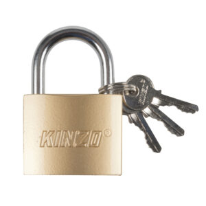 Kinzo - 50 mm brass padlock with three keys - Image 2
