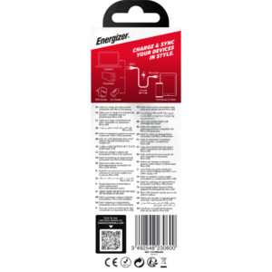 Energizer Classic - USB-A to Micro USB connecting cable 1.2m Black - Image 4
