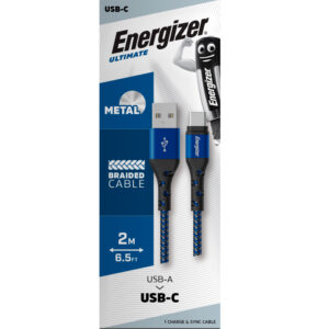 Energizer Ultimate - USB-A to USB-C connecting cable 2m Blue - Image 3