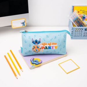 Disney Stitch - 3-Compartment Pencil Case from the Waves Collection - Image 4