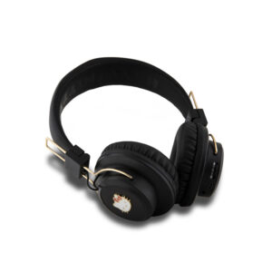 Hello Kitty Metal Logo Round Shape - Bluetooth V5.3 wireless in-ear headphones black - Image 2