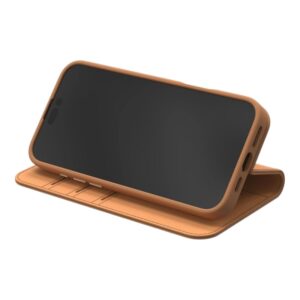 Moshi Overture MagSafe - 3-in-1 Leather Flip dėklas skirtas Apple iPhone 16 Pro Caramel Brown - Image 4